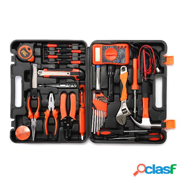 35Pcs Multifuncional herramientas Kit Set Acero Kits de