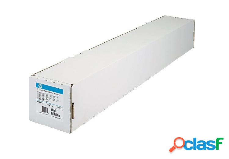 HP Rollo de Papel Mate 61cm x 23 Metros, Blanco