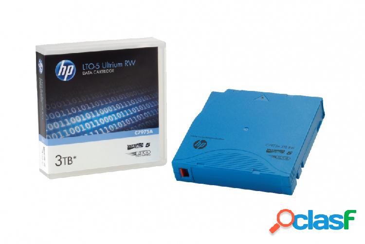 HPE Soporte de Datos LTO-5 Ultrium RW, 3TB, 846 Metros