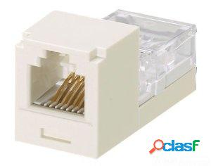 Panduit Jack Categoría 3, RJ-45, Blanco