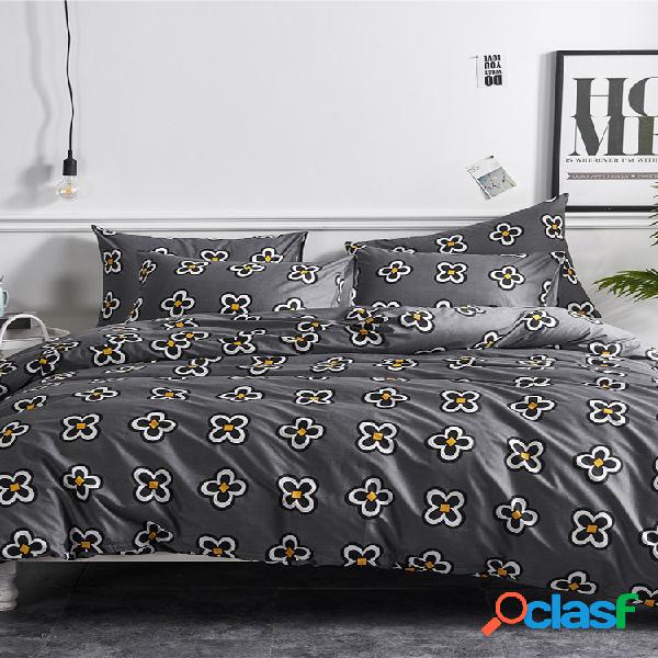Juegos de ropa de cama de satén de algodón Ropa de cama