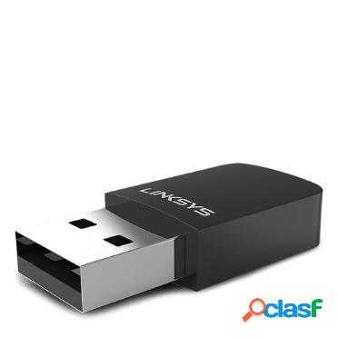 Linksys Adaptador de Red USB WUSB6100M, Inalámbrico, 150
