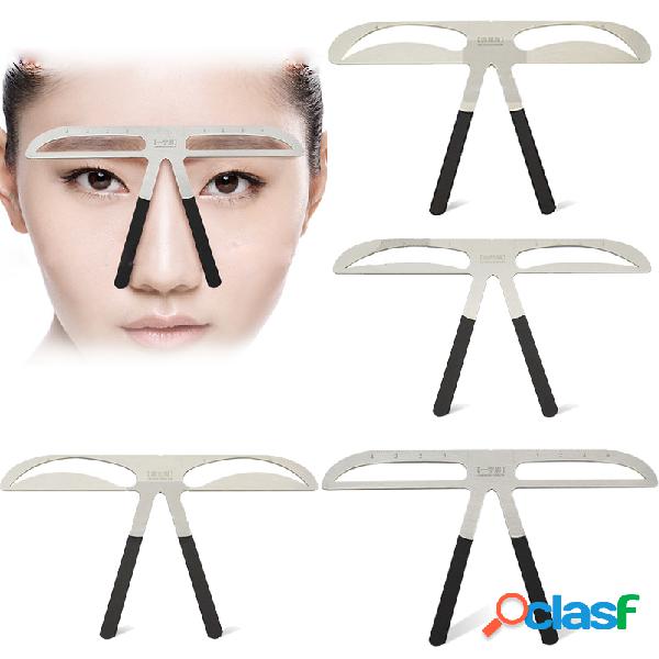 Pinza para tatuaje de cejas Posición de tres puntos Ceja de