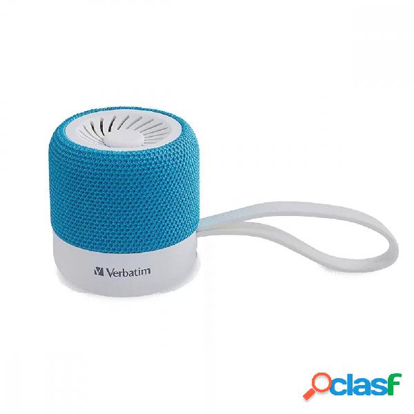 Verbatim Bocina Portátil Mini, Bluetooth, Inalámbrico, 3W