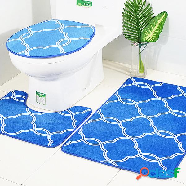 3 piezas Linterna Patrón Cuarto de baño Juego de