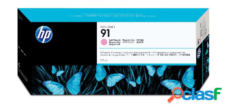Cartucho HP 91 Magenta Claro Original 775ml
