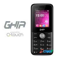 Celular QG10 1.77'', SIM Doble, Bluetooth, Negro