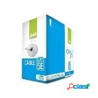 Ghia Bobina de Cable Cat5e UTP 4 Pares, 305 Metros, Azul
