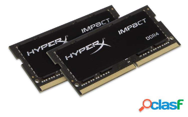 Kit Memoria RAM HyperX Impact DDR4, 2666MHz, 16GB (2 x 8GB),