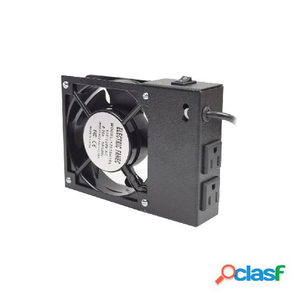 LinkedPRO Ventilador para Gabinete de Pared, 110V, Negro