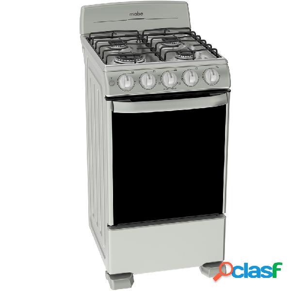 Mabe Estufa y Horno de Gas EM5041BAIS0, 3 Quemadores