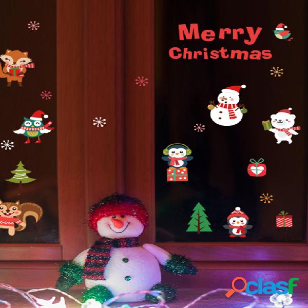 Miico SK6038 Adhesivo de Navidad Novetly Pegatinas de pared