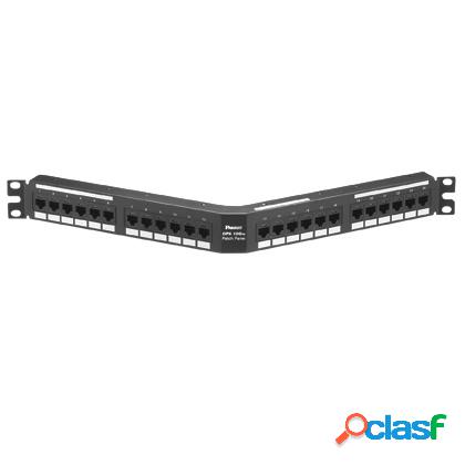 Panduit Panel de Parcheo de 24 Puertos para Rack 19'', Negro