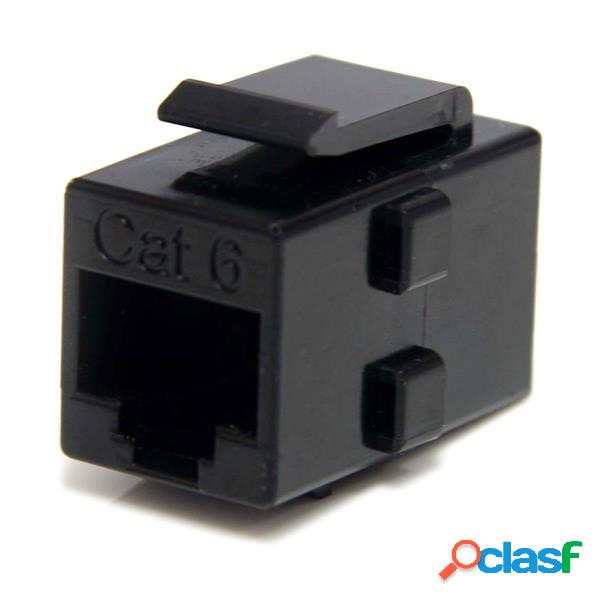 StarTech.com Conector Cat6 RJ-45, Negro, 1 Pieza
