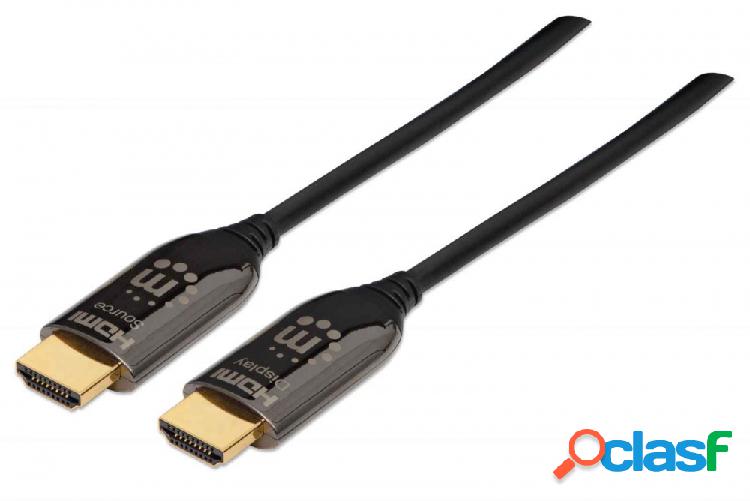 Manhattan Cable HDMI Plenum, HDMI Macho - HDMI Macho, 50