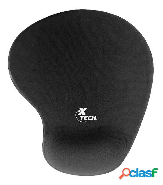 Mousepad Xtech con Descansa Muñecas, 19.5x22.5cm, Grosor