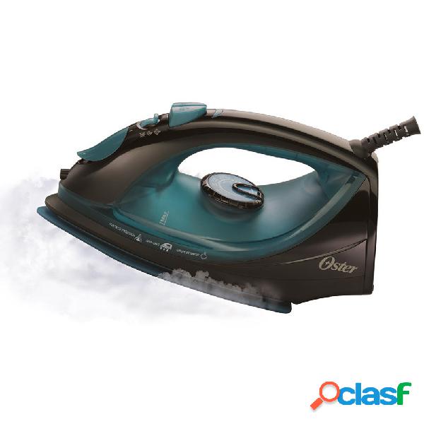 Oster Plancha Vapor-Seco, Suela Antiadherente, Negro
