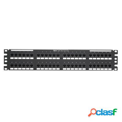 Panduit Panel de Parcheo de 48 Puertos para Rack 19'', Negro