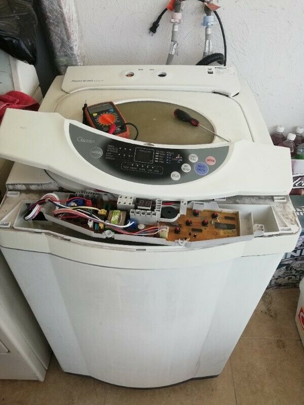 Reparación y diagnostico de lavadoras; secadoras.