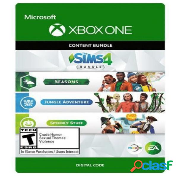 The Sims Bundle 4 Seasons, Jungle, Adventure, Spooky, Stuff,