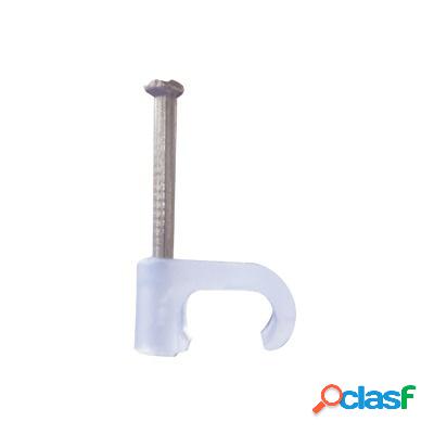 Thorsman Grapa TC-4X6, 4mm, Transparente, 100 Piezas