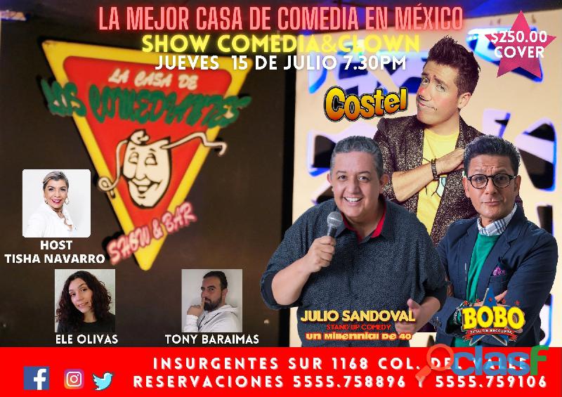 Un gran show en el mejor lugar de comedia en México