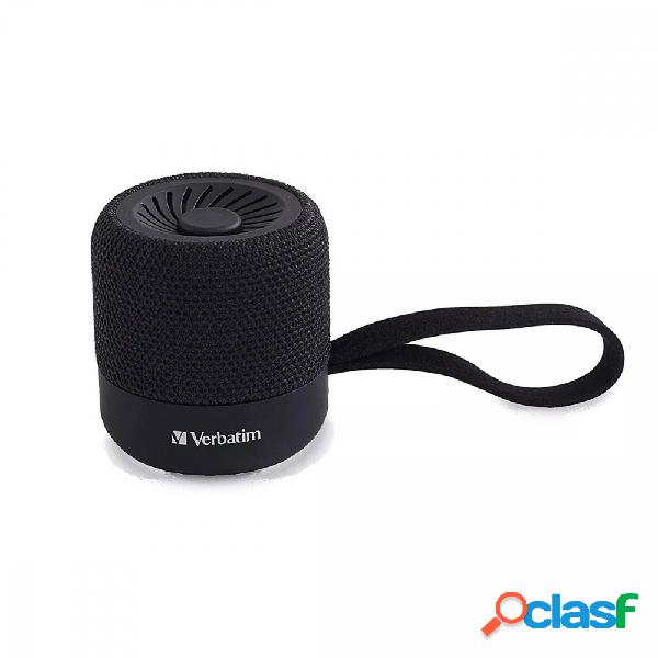 Verbatim Bocina Portátil Mini, Bluetooth, Inalámbrico, 3W