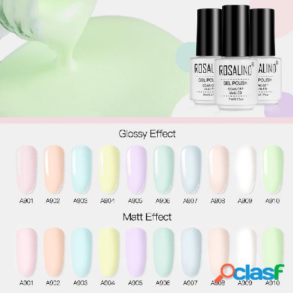 10 colores profesional Uña pegamento polaco Macaron Barbie