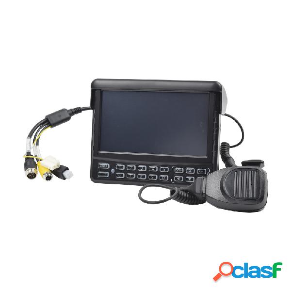 Epcom Monitor CCTV LCD 7" con Teclado, Negro, para MDVR