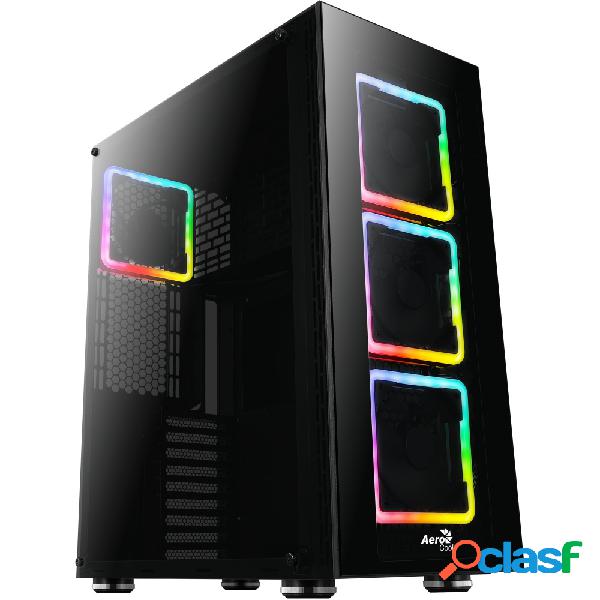 Gabinete Aerocool Tor Pro con Ventana RGB, Full-Tower,