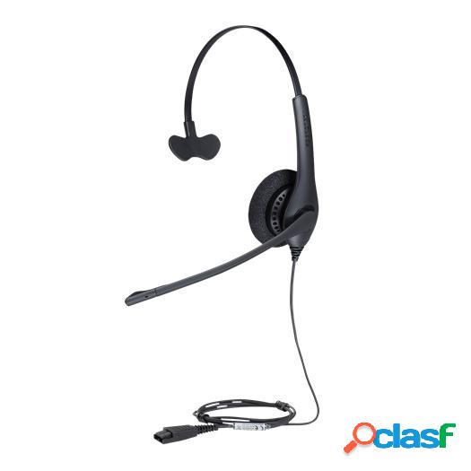Jabra Monoaural BIZ 1500 Mono QD, Alámbrico, Negro