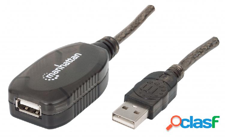 Manhattan Cable de Extensión Activa USB de Alta Velocidad
