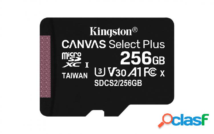 Memoria Flash Kingston Canvas Select Plus, 256GB MicroSDXC