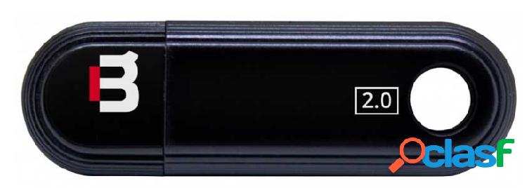 Memoria USB Blackpcs MU2109, 16GB, USB 2.0, Negro