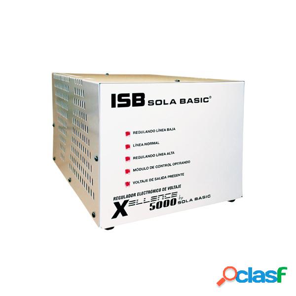 Regulador Industrias Solac Basic, 5000VA, Entrada 150-280V,