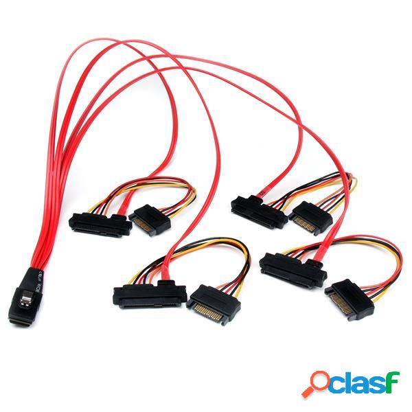 StarTech.com Cable Interno SFF-8087 Macho - 4 x SATA/4 x