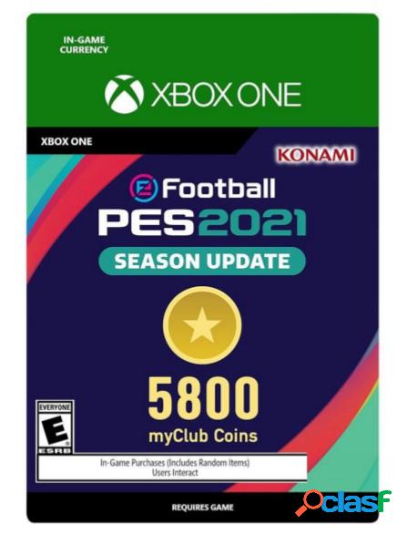 eFootball PES 2021 Season Update, Myclub Coin 5800, Xbox