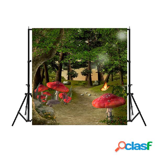 3X5FT Bosque Bosque de vinilo Fotografía Fondo telón de