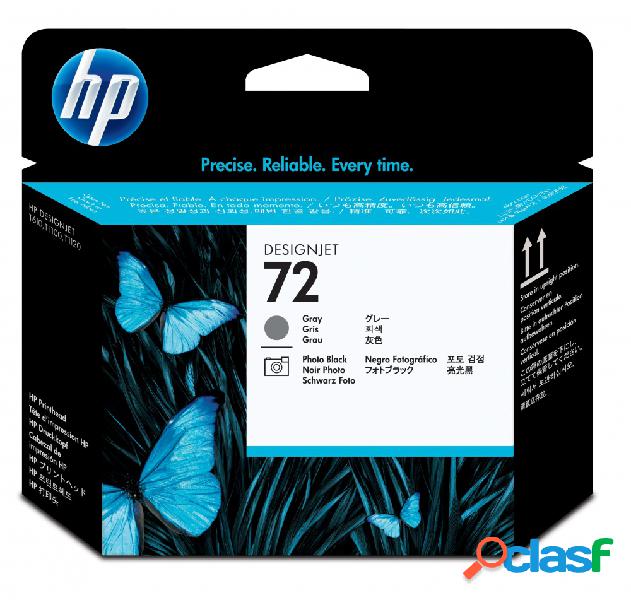 Cabezal HP 72 Gris/Negro Fotográfico