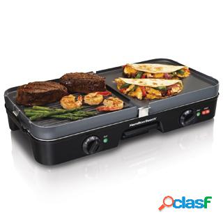 Hamilton Beach Parrilla / Plancha 3 en 1 38546 3-1, con 2