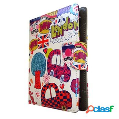 BRobotix Funda Protectora para Tablet 7'', Diseño London