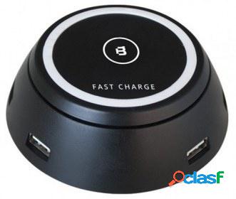 Blackpcs Cargador Inalámbrico Volcano, 5V, 6 Puertos USB