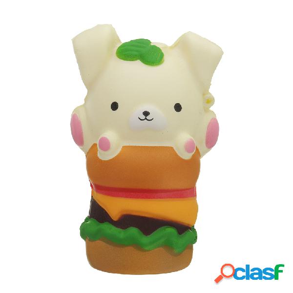 Kawaii Puppy Hamburger Squishy Slow Rising Colección de