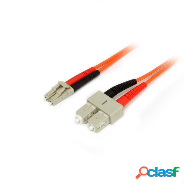 StarTech.com Cable Fibra Óptica Multimodo OM2 LC Macho - SC