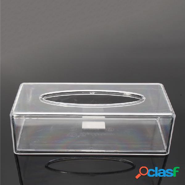 Tejido transparente simple Caja Cubierta de papel acrílico