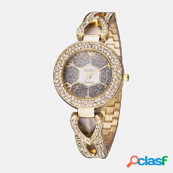 Trendy Elegant Mujer Reloj de pulsera Aleación Banda