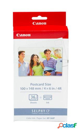 Canon Kit Cartucho y Papel KP-36IP para 36 Hojas de 4x6'