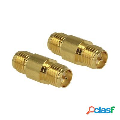 Epcom Conector Coaxial SMA Hembra - SMA Hembra, Dorado