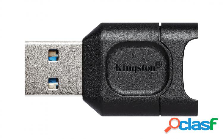 Kingston Lector de Memoria MobileLite Plus, microSD, USB A