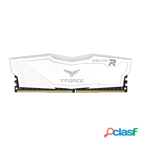 Kit Memoria RAM Team Group DELTA RGB White DDR4, 3600MHz,